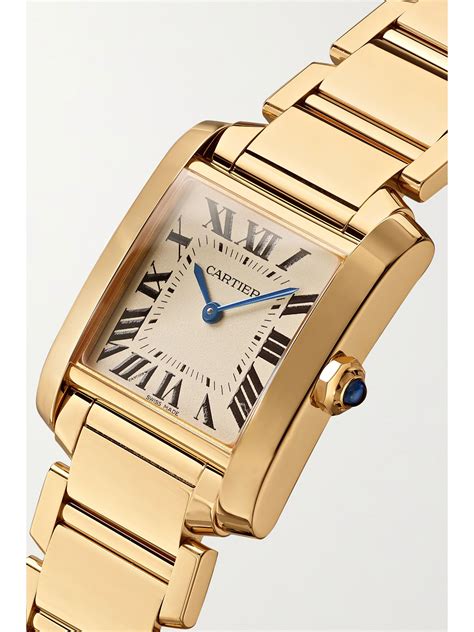 cartier gold watcg